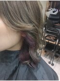 インナーカラーパープル