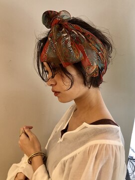 ヘアサロン ビータ(Hair salon BITA) ◎ハンサムショート×ターバンアレンジ
