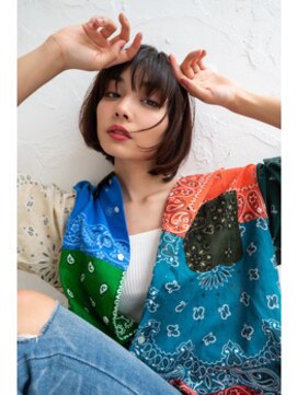 アンジェリカ 近鉄奈良店(ANGELICA) ANGELICA ミニボブ シースルーバング