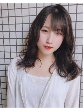 ザブックハンドサロン(The book hand salon) ラベンダー×セミロング