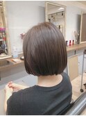 小顔ボブ小顔ショート重めボブ大人ボブ20代30代40代《knit銀座》