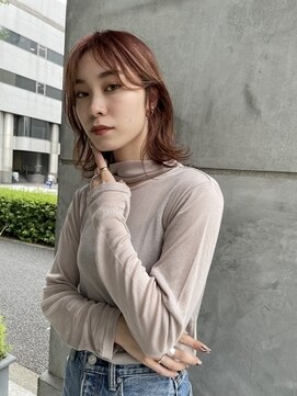 ヘアサロンエムフィス 池袋東口(HAIR SALON M Fe's) ベリーピンク×チョコレート☆ミディアム