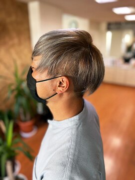 アークスヘアー メンズ☆スタイリング簡単♪刈り上げマッシュ☆オフィス☆