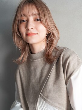 カンナ(Canna) ベビーバング/外ハネボブ/ペールベージュ/髪質改善/TOKIO/20代