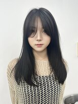 ピープスアンドスー 表参道 渋谷(Peeps&Suu.) 髪質改善オルチャンヘアタイトストレート波巻きワンホンヘア