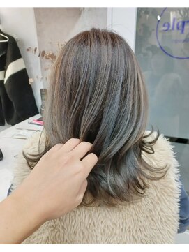 パープル(purple) ハイライトグレージュ