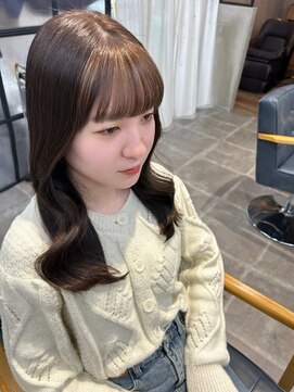 ネウィ 梅田(newi) 【saki】前髪inner color