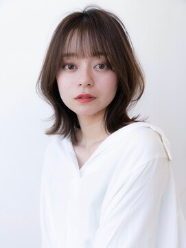 メゾンバイハバナ(maison by HAVANA) 20代30代大人かわいい黒髪小顔前髪パーマ韓国くびれレイヤーボブ