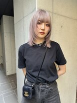 レオニード 表参道(LEONID)&nbsp;ホワイトベージュ、顔まわりレイヤー