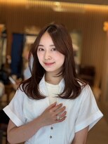 パノラ 立川(PANOLA)&nbsp;顔まわりレイヤー　レイヤースタイル　センターパート