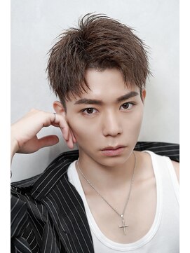 ゼロ 渋谷(XeRo) 爽やかツーブロック【アップバングショート】