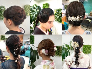 アモーレの写真/特別な一日はAMOREで素敵なパーティーヘアを楽しんで★早朝や直前でのご予約はお電話をお願いします◎
