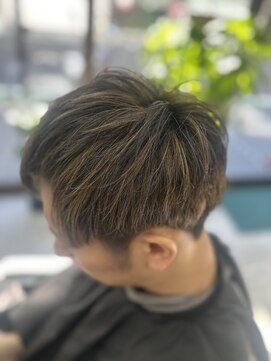 エートゥゼット(AtoZ) メッシュキャップハイライトカラー白髪ぼかし