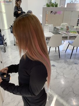 ハーツヘアーズ 五日市店(HEARTS hair's) エクステンション ピンクハイライト