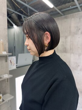 エヴァン(HEVIN) グラデーションボブ　ラベンダーブラウン