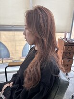 ヘアメイク デザート(HAIR MAKE DESART) 木村法子【ロングヘア×スプリングピンクベージュ】