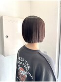 おさまりボブ　ぱつっとボブ