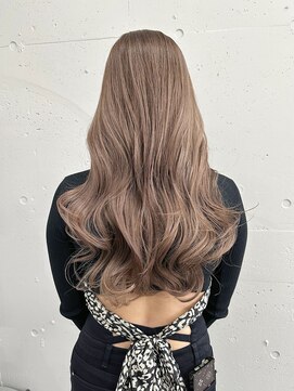 シーク 天神(SEEK) 松尾菫菜/ベージュカラー/ブリーチ/ハイトーン/韓国ヘア