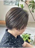[ショート/ボブ/ブリーチなしダブルカラー]