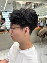 ピークアブー 原宿ハラカド(PEEK-A-BOO) メンズショートカット毛流れレイヤー原宿