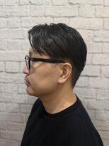 グレイスフル バーバープラチナム 六本木店(Graceful Barber platinum)&nbsp;ツーブロックナチュラルサイドパート