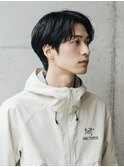 パーマニュアンスパーマツーブロックメンズドレッドヘアウルフ