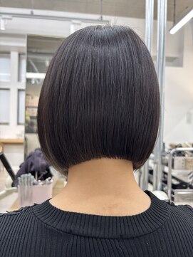 モリオフロムロンドン 大宮店(morio from London) 大人シンプル前下がりボブ (村田)