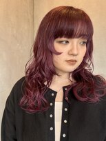 ラヴィズム 長岡店(LUVISM)&nbsp;韓国/顔周りレイヤー/ダブルカラー/ベージュ/前髪新潟長岡宮関