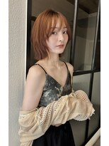 ロンドプロフィール 浦和(Lond profil)&nbsp;顔まわりレイヤー外ハネ韓国風ヘア髪質改善浦和ボブ