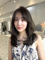 オニキス(ONYX)&nbsp;T235ザクザクレイヤーカットナチュラルくびれヘアグレージュ