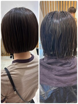 コルバース(COL BIRTH) 微還元 ボブも髪質改善トリートメントで美髪へ