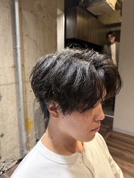 メンズココ メンズパーマ 韓国ヘア 日本橋店(MENS COCO) ツイストスパイラル センターパート