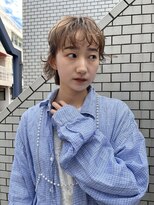 フランチェスカ(Francesca)&nbsp;ベージュカラー/ダブルカラー/ミニボブ/ボブアレンジ/ハイトーン