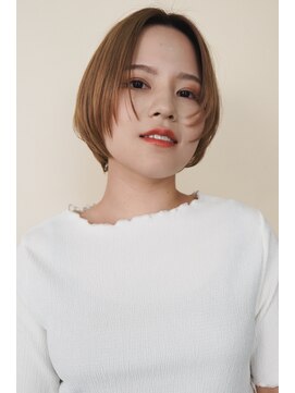 マノ 千歳烏山(MaNO) 〈a34〉大人ショートハイライト髪質改善キッズカット前髪30代40