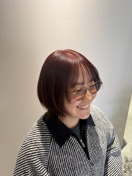 暖色カラー　ワインレッド