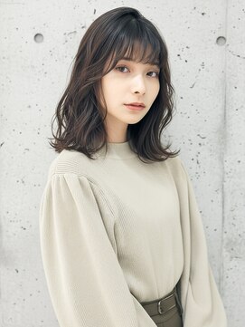 韓国風ｘシースルーバングｘエギョモリｘタンバルモリｘレイヤー