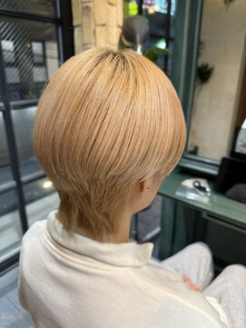 モナン(monan) ハイトーンカラーブロンドベージュミルクティーベージュ