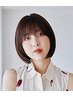 【髪・頭皮への負担を少なく】　骨格修正カット＋香草カラーorヘアマニキュア
