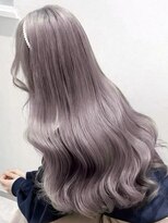 ミル 心斎橋(MIL)&nbsp;透明感ペールラベンダー/ダブルカラー/髪質改善/心斎橋