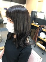 ナンバーフォーナチュラル(NO4 natural)&nbsp;11. ワンカール/暗髪カラー/似合わせ/ツヤ感/垢抜け