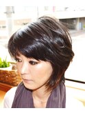 シャープな大人のカーリングショート♪