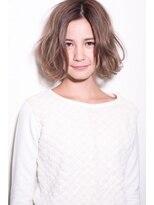 クアトロ グランシュ 川崎店(QUATRO × GranCieux)&nbsp;抜け感パーマ×ミルクティーアッシュ【QUATRO】