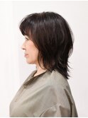 【えがお美容室】50代に人気◎簡単 外ハネ ボブ ミディアム