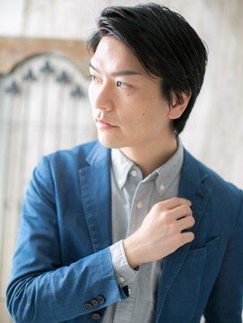 モッズヘア メン 南越谷南口店(mod's hair men) アレンジ自在♪ネビージュ七三アップバングショートI