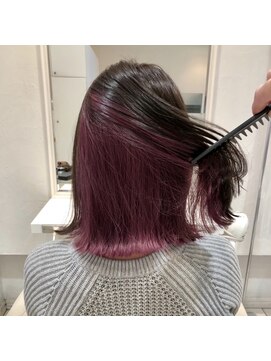 アッシュ 武蔵小金井店(Ash) ＊パープルカラーで色落ちも楽しめるインナーカラー＊