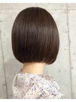 サクラ オモテサンドウ(SAKURA)&nbsp;ぱっつんボブ×ショコラグレージュ《表参道/外苑前》