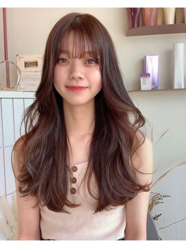 テオ(Theo) 韓国ヘア/シースルーバング/顔まわりレイヤー