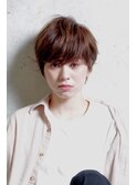 前髪あり×ハンサムショート
