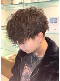 マッシュ×ツイストスパイラルパーマ