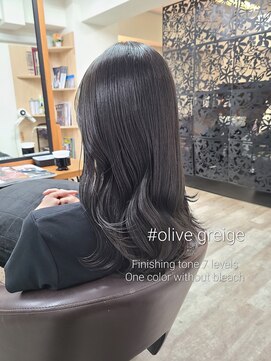 アンクラウド(an cloud) オリーブグレージュ/グレージュ/ブリーチなしカラー